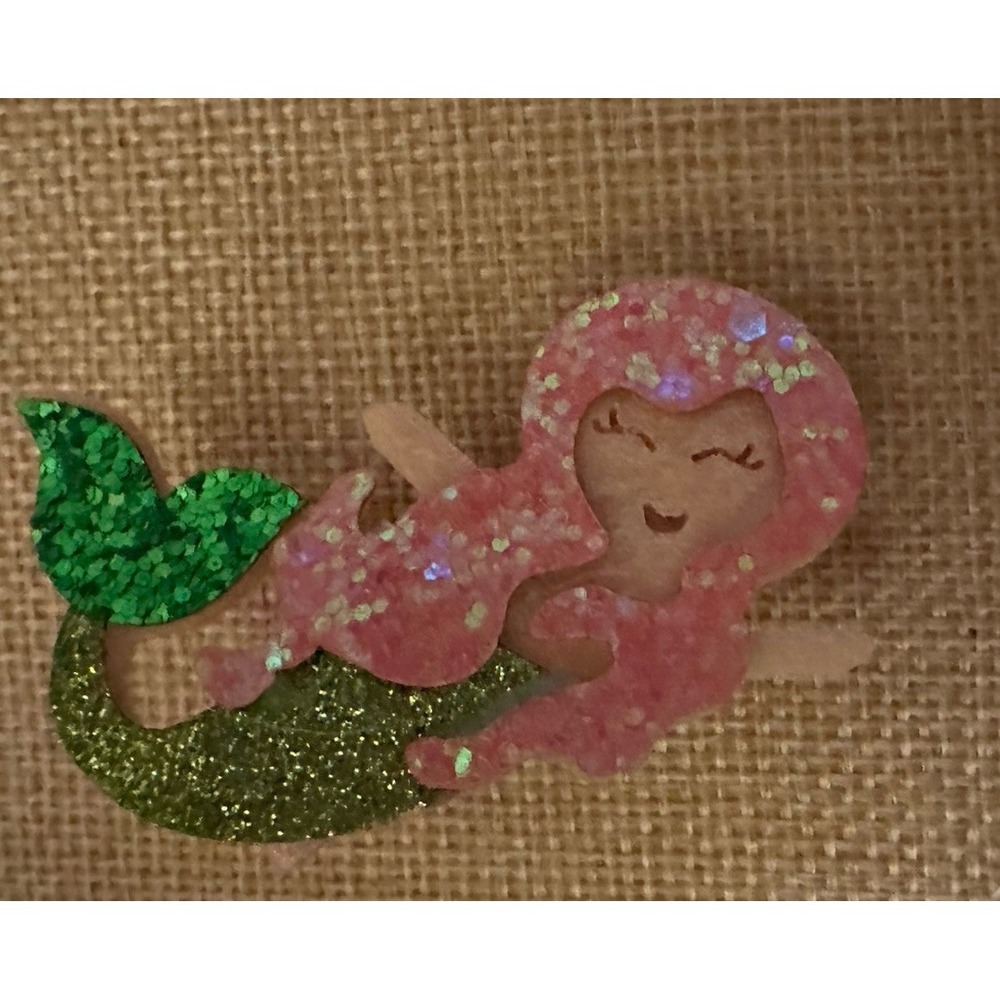 Sparkling Swimming MERMAID Hair Barrette